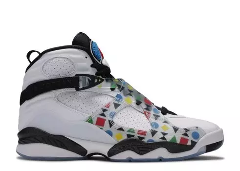 Кроссовки Air Jordan Air Jordan 8 Retro 'Quai 54', белый