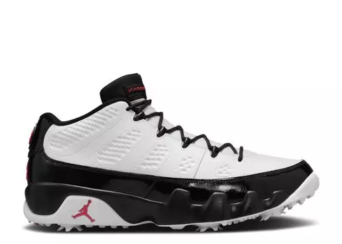 Кроссовки Air Jordan Air Jordan 9 Low Golf 'White Black True Red', белый