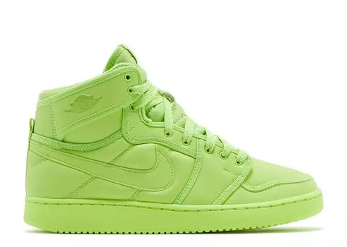 Кроссовки Air Jordan Billie Eilish X Wmns Air Jordan 1 Ko 'Volt', зеленый