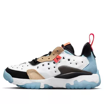 Кроссовки Air Jordan Delta 2, белый/черный/бежевый/голубой/красный