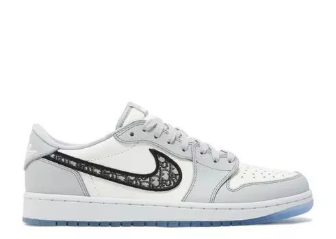 Кроссовки Air Jordan Dior X Air Jordan 1 Low, серый