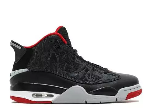 Кроссовки AIR JORDAN DUB ZERO 'BRED', черный