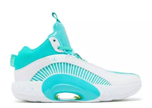 Кроссовки Air Jordan Guo Ailun X Air Jordan 35 Gs 'Jade', зеленый