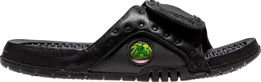 Кроссовки Air Jordan Hydro 13 Slide Black Cat, черный