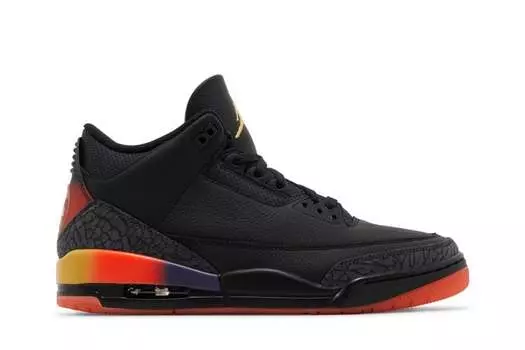 Кроссовки Air Jordan J. Balvin x Air Jordan 3 Retro, черный