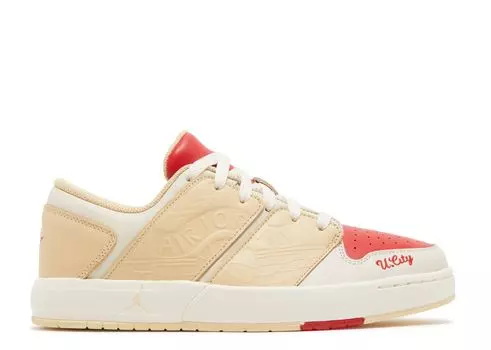 Кроссовки Air Jordan Jayson Tatum X Jordan Nu Retro 1 Low 'Fresh Ink', красный