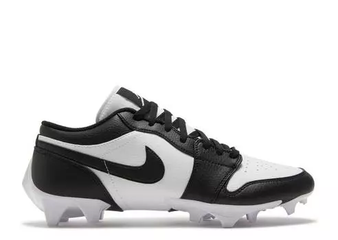Кроссовки Air Jordan JORDAN 1 LOW TD CLEAT 'BLACK WHITE' 2023, белый
