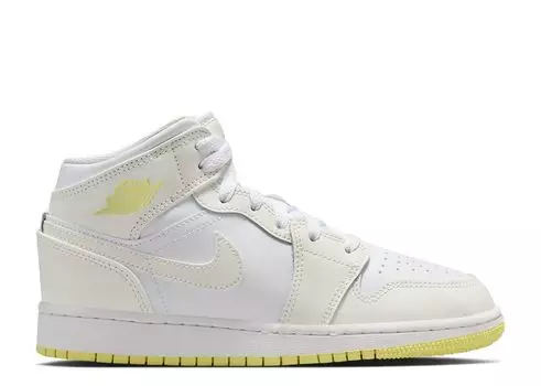 Кроссовки Air Jordan Jordan 1 Mid GS, цвет Sail Light Laser Orange