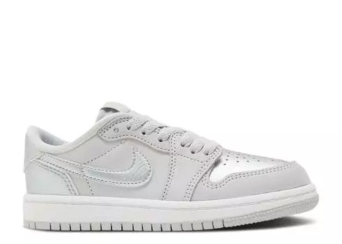 Кроссовки Air Jordan Jordan 1 Retro Low Og Ps 'Metallic Silver', серый