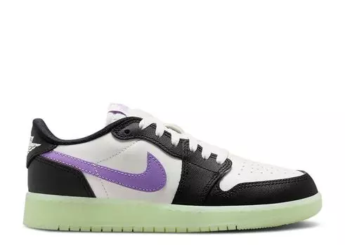 Кроссовки Air Jordan Jordan 1 Retro Low OG GS, цвет Black Raspberry