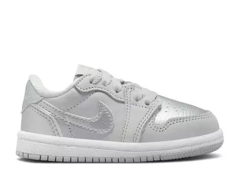 Кроссовки Air Jordan Jordan 1 Retro Low OG TD, цвет Metallic Silver