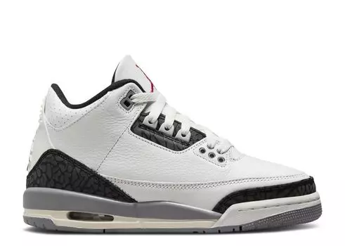 Кроссовки Air Jordan Jordan 3 Retro GS, цвет Cement Grey