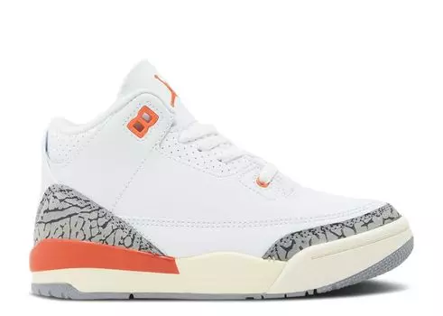 Кроссовки Air Jordan Jordan 3 Retro Td 'Georgia Peach', белый