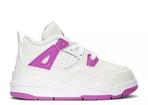 Кроссовки Air Jordan Jordan 4 Retro Td 'Hyper Violet', белый