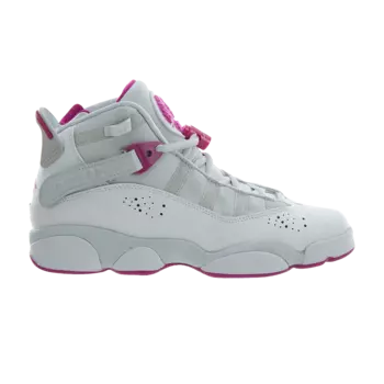 Кроссовки Air Jordan Jordan 6 Rings GS 'Platinum Fuchsia', серый