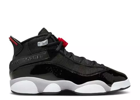 Кроссовки Air Jordan Jordan 6 Rings Gs 'Black Metallic Silver', черный