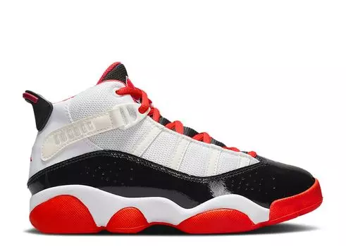 Кроссовки Air Jordan Jordan 6 Rings Ps 'White Black Team Orange', белый