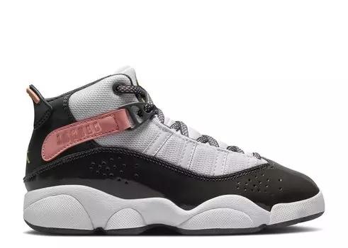 Кроссовки Air Jordan Jordan 6 Rings Ps 'White Red Stardust', белый