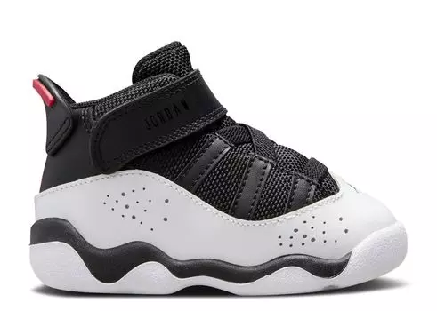 Кроссовки Air Jordan Jordan 6 Rings Td 'Black White Red', черный