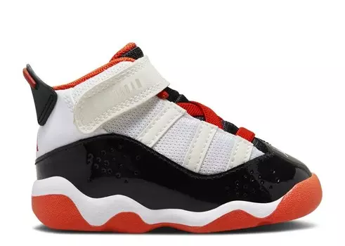 Кроссовки Air Jordan Jordan 6 Rings TD, цвет White Black Team Orange