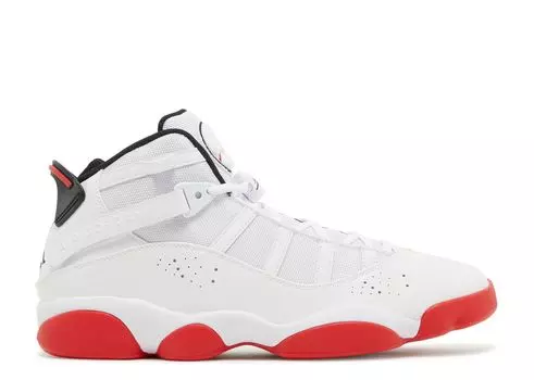 Кроссовки Air Jordan Jordan 6 Rings 'White University Red', белый