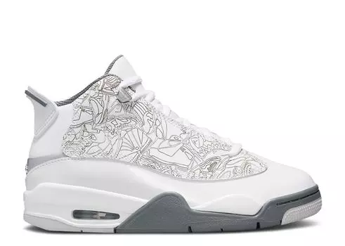 Кроссовки Air Jordan Jordan Dub Zero Gs 'White Cool Grey', белый