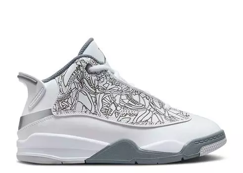 Кроссовки Air Jordan Jordan Dub Zero Ps 'White Cool Grey', белый
