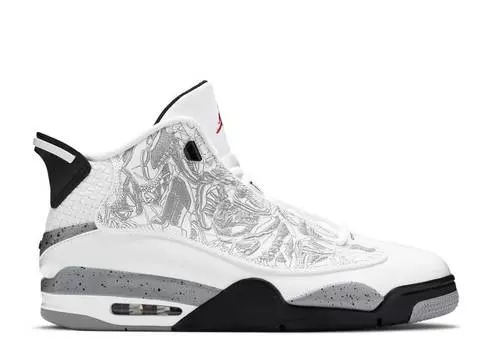 Кроссовки Air Jordan JORDAN DUB ZERO 'WHITE CEMENT', белый