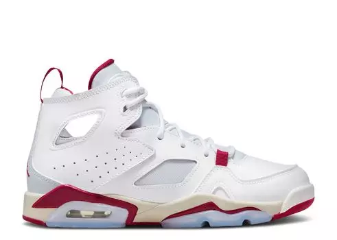 Кроссовки Air Jordan Jordan Flight Club 91 Gs 'White Mystic Hibiscus', белый