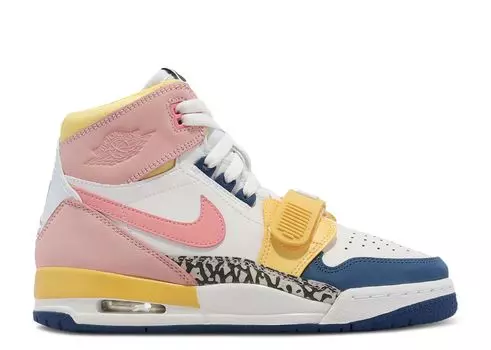 Кроссовки Air Jordan Jordan Legacy 312 Gs 'White Coral French Blue', белый