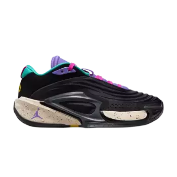 Кроссовки Air Jordan Jordan Luka 3 GS Black Hyper Jade Pink, черный