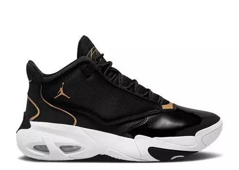 Кроссовки Air Jordan Jordan Max Aura 4 'Black Metallic Gold', черный