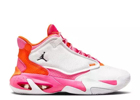 Кроссовки Air Jordan Jordan Max Aura 4 Gs 'White Safety Orange Pinksicle', белый