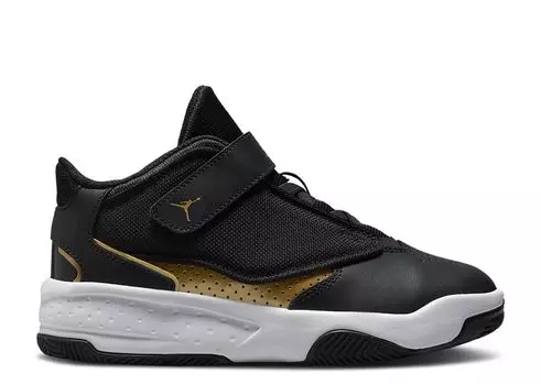 Кроссовки Air Jordan Jordan Max Aura 4 Ps 'Black Metallic Gold', черный