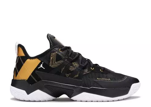 Кроссовки Air Jordan Jordan One Take 2 Pf 'Black Metallic Gold', черный