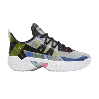 Кроссовки Air Jordan Jordan One Take 2 GS Wolf Grey Aurora Green, серый