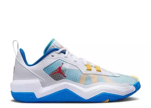 Кроссовки Air Jordan Jordan One Take 4 'White Lagoon Pulse', белый