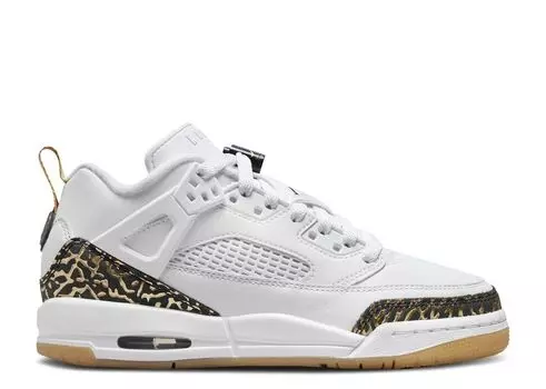 Кроссовки Air Jordan Jordan Spizike Low GS, цвет White Black Metallic Gold