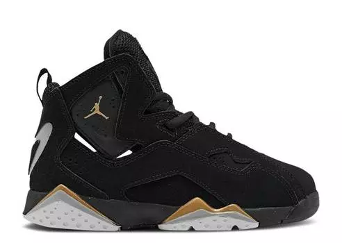 Кроссовки Air Jordan JORDAN TRUE FLIGHT BP 'BLACK METALLIC GOLD', черный