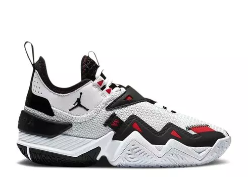Кроссовки Air Jordan Jordan Westbrook One Take Gs 'Black Toe', белый