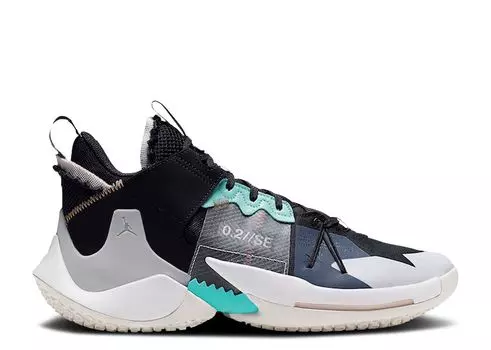 Кроссовки Air Jordan Jordan Why Not Zer0.2 Se Pf 'Black Vast Grey', черный