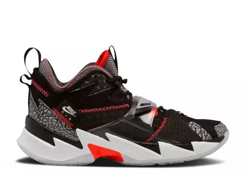 Кроссовки Air Jordan Jordan Why Not Zer0.3 Ps 'Black Cement', черный
