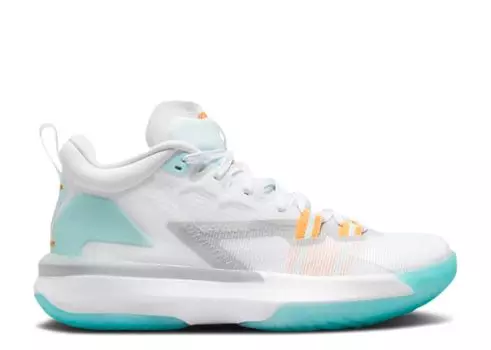 Кроссовки Air Jordan Jordan Zion 1 Gs 'White Dynamic Turquoise', белый