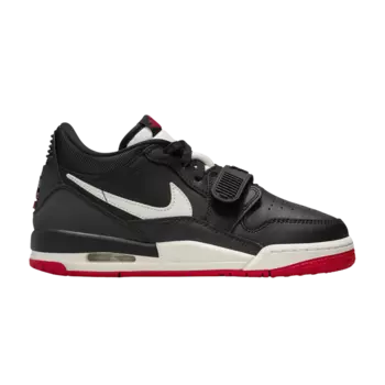 Кроссовки Air Jordan Legacy 312 Low GS, цвет Black Sail University Red