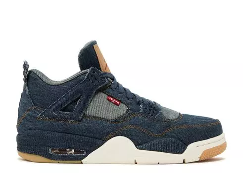 Кроссовки Air Jordan Levi'S X Air Jordan 4 Retro 'Denim', синий