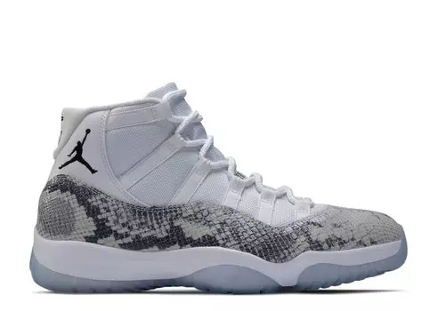 Кроссовки Air Jordan Ovo X Air Jordan 11 Retro 'Snakeskin', белый