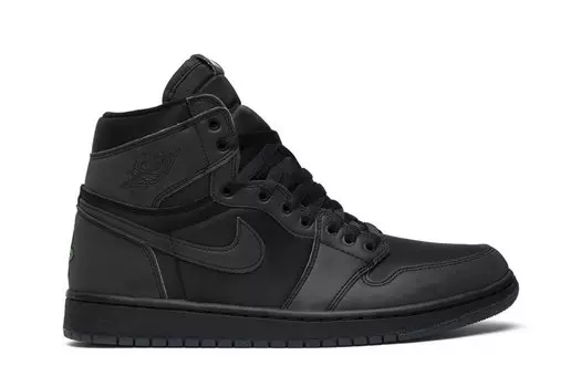 Кроссовки Air Jordan Rox Brown x Wmns Air Jordan 1 Retro High OG 'Black', черный