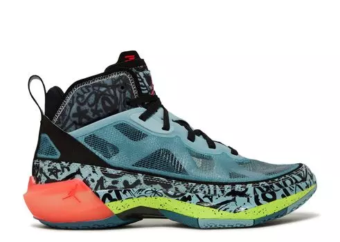 Кроссовки Air Jordan Satou Sabally X Wmns Air Jordan 37 'Grafitti', синий