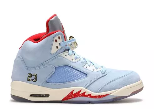 Кроссовки Air Jordan Trophy Room X Air Jordan 5 Retro 'Ice Blue', синий