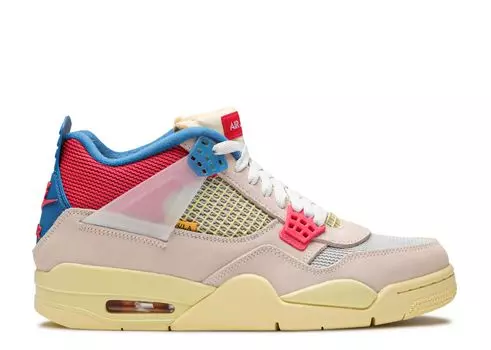 Кроссовки Air Jordan Union La X Air Jordan 4 Retro 'Guava Ice', розовый